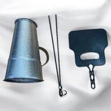 Yılmaz Nargile Mangal Aksesuar Seti - Ateş Köz Borusu Mangal Bacası- Plastik Mangal Yelpazesi - Kömür Köz Maşası