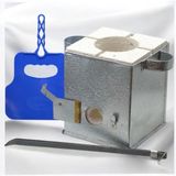 Yılmaz Nargile Mangal Keyfi Dumansız Mangal Taş Ocağı Ecevit Ocağı Küçük Boy + Yelpaze + Galvaniz Maşa,maltız Ocak