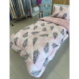 Yılmaz Tekstil Denizli Tek Kişilik Çift Taraflı Welsoft Yorgan Takımı Pudra Tüy | Çeyiz Takımı - 155 x 215 cm - Açık Pudra