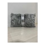 YILMAZHOME Peluş Dikdörtgen Şeritli Kırlent Uyumlu Kılıfı
