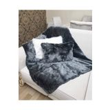 Yılmazhome Peluş Koltuk Şalı - Antrasit