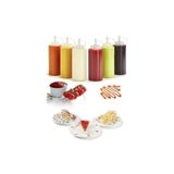 YILMAZNARGİLE Şeffaf Yağdanlık,Sosluk Ketçap Yağdanlık 6Lı 700 Ml,Yağ Sos Şişesi,Plastik Yağlık Sosluk Şişesi 700