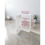 Yılmob19 Kombi Altı Boru Gizleme 55*70 Beyaz Modern Tasarımlı MDF & Suntalam Malzemeden Geniş Depolama