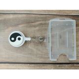 Yin Yang Silikon Yoyo Yaka Kartlığı Yatay Dikey Kart Koruyucu