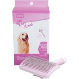 Yingte Sustali Tel Uç Medium Kedi ve Köpek Fırçası Pembe