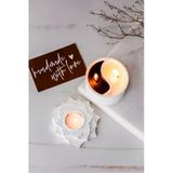 Yinyang Ve Tealight Yıldız Soya Mumluk Seti Dekoratif Hediyelik