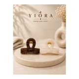 yiora 2 Li İthal Gold Yay Detaylı Sağlam Güçlü Tutuş Fiyonk 4 cm Mandal Toka