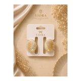 yiora 2li Premium Seri İthal Kemik Yan Toka Deniz Kabuğu Küçük XS Mandal Toka