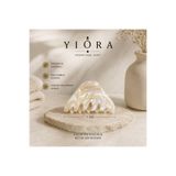 yiora İthal Kemik Asetat Seri Mandal Toka Güçlü Tutuş/İz Yapmaz 7cm
