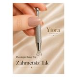 yiora Jewelery Çelik Piercing Topu Açma ve Tutma Aparatı | 6.2 cm | Çok Amaçlı Piercing Pense