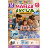 YİPPEE Bebeğimin İlk Hafıza Kartları - Deniz Kızı Temalı Eğitici Eşleştirme Kartları | 1-3 Yaş Bebek ve Çocuk Zeka Oyunu