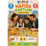 YİPPEE Bebeğimin İlk Hafıza Kartları | İnşaat Temalı Eğitici Eşleştirme Kartları | 1-3 Yaş Bebek ve Çocuk Zeka Oyunu