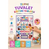 YİPPEE Cırt Cırtlı Tuvalet Eğitimi Panosu Eğitici Oyun Seti Okul Öncesi Eğlenceli