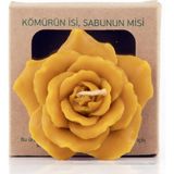 Yırca Hanımeli Bal Mumu Mum - Açmış Gül - Sarı - 1 Adet