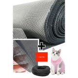 Yırtılmaz Kapı Kedi Tülü Ped Tül En: 100 Cm X Boy:230 Cm & + 6m Fitil 100x230 + 6m Fitil