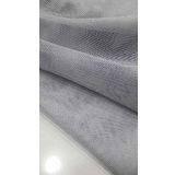 YIRTILMAZ KARE TEL KIRMA TÜLÜ EBAT 290X100 CM (GRİ)