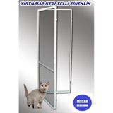 Yırtılmaz Kedi Telli Pet Tül Menteşeli Sineklik Takımı Kapı