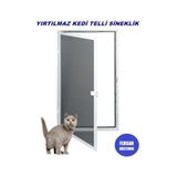 Yırtılmaz Kedi Telli Pet Tül Menteşeli Sineklik Takımı Pencere