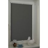 Yiteks Katlanabilir Cam Balkon Plise Perde Antrasit (Vidalı)&(Kancalı) - 80 x 180 cm