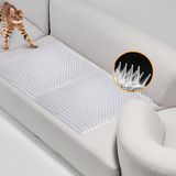 YITESHI Kediler için 10 Paket Scat Mat, 13X16 inç Evcil Hayvan Caydırıcı Sivri Uçlar, İç Mekan Dış Mekan İnsancıl Kedi Kovucu Çit (Şeffaf)