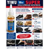 Yıwu 50ML Süper Güçlü Ayakkabı Yapıştırıcısı - Spor Ayakkabılar, Reçine Katkılı El Sanatları, Deri - Sıvı Yapıştırıcı
