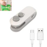 YiYFiT Mini Bag Sealer şarj edilebilir, taşınabilir 2'si 1 arada conta ve kesme, mini atıştırmalık çantası, ısı geçirmez, USB el ısı mühürleyici, plastik torba mühürleyici, gıda saklama için