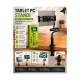 YK 360° Döner Tablet Telefon Tutucu Masa Kıskaçlı Metal Esnek Stand 4.7-12.9 İnç Uyumlu