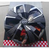 Yk Chevrolet Aveo / Lacetti / Epica / Cruze Uyumlu 14 Inç Krom Çıtalı Jant Kapağı 4'lü Takım Amblem Hediyeli