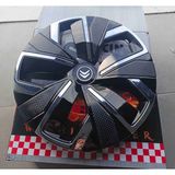 Yk Citroen Berlingo / Nemo Uyumlu 14 Inç Krom Çıtalı Jant Kapağı 4'lü Takım Amblem Hediyeli