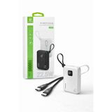 YK Design P952 10000 mAh 22.5W Hızlı Şarj Destekli Powerbank – Entegre Type-C & Lightning Kablolu