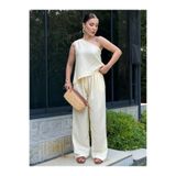 YK FASHION Asimetrik Detaylı Salaş Takım