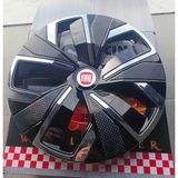 Yk Fiat Doblo / Fiorino Uyumlu 15 Inç Krom Çıtalı Jant Kapağı 4'lü Takım Amblem Hediyeli