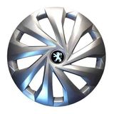 Yk Peugeot 206 / 207 / 208 / 301 / 302 / 307 / 308 Berlingo / Nemo Uyumlu 14 Inç Jant Kapağı 4'lü Takım Amblem Hediyeli