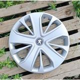 Yk Peugeot 301 / 305 / 306 / 308 / 206 / 208 / Partner / Bipper Uyumlu 15 Inç Jant Kapağı 4'lü Takım Amblem Hediyeli