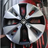 Yk Renault Symbol / Taliant / Fluence Uyumlu 15 Inç Çift Renk Jant Kapağı 4'lü Takım Amblem Hediyeli