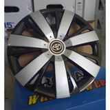 Yk Toyota Corolla / Yaris / Avensis 14 Inç Uyumlu Çift Renk Jant Kapağı 4'lü Takım Amblem Hediyeli