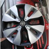 Yk Toyota Corolla / Yaris / Avensis Uyumlu 15 Inç Çift Renk Jant Kapağı 4'lü Takım Amblem Hediyeli
