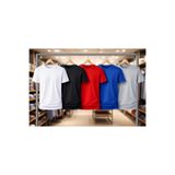 YK WEAR T-SHIRT 5'Lİ RENKLİ BASKISIZ PAMUK POLYESTER ERKEK / KADIN