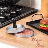 YK1579 Alüminyum Hamburger ve Köfte Kalıbı Köfte Presi Şekillendirici Burger Press Pratik Köfte Yapma APARATIYK1579 - Gri
