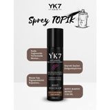 Yk7 Koyu Kahve/Dark Brown Saç Dolgunlaştırıcı ve Dip Kapatıcı Topik Sprey 150 ml. (Koyu Kahve)