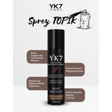Yk7 Saç Dolgunlaştırıcı ve Dip Kapatıcı Topik Sprey 150 Ml. - Koyu Kahverengi