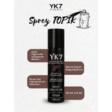 Yk7 Saç Dolgunlaştırıcı ve Dip Kapatıcı Topik Sprey 150 Ml. - Siyah