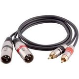 YKA 2 Rca Erkek-2 Xlr Erkek Kablo 5 Metre