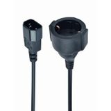 Yka Ups/Pdu C14-Schuko Priz Çevirici Kablo 1.8 Metre