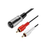 YKA Xlr Erkek -2 Rca Erkek Kablo 2 Metre