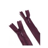 YKK 5 Adet 60cm Mürdüm Gizli Fermuar()