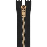 YKK Metal T5 18 cm Pirinç Dipli Fermuar Çeşitli Renk Seçenekleri ile Kullanıma Uygun