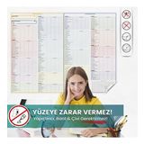 Yks Konuları Ve Analiz Tablosu, Sınava Hazırlık Planlayıcı, Statik Tutunan Akıllı Kağıt Yazı Tahtası