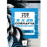YKS TYT 5x25 Coğrafya Denemeleri Pelikan Yayınları