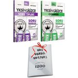 Yks Ydt Yksdil Modadil Soru Tipleri (Skills) ve Gramer (Grammar) Soru Bankası 2li Set 1200 Kelime Hd